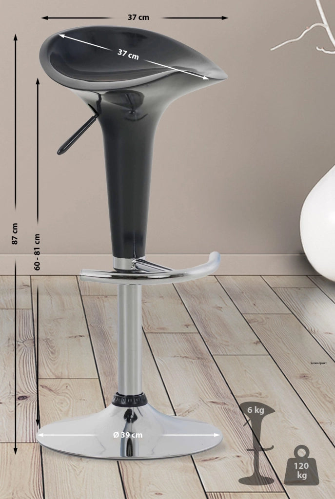 Sgabello Saddle grigio
