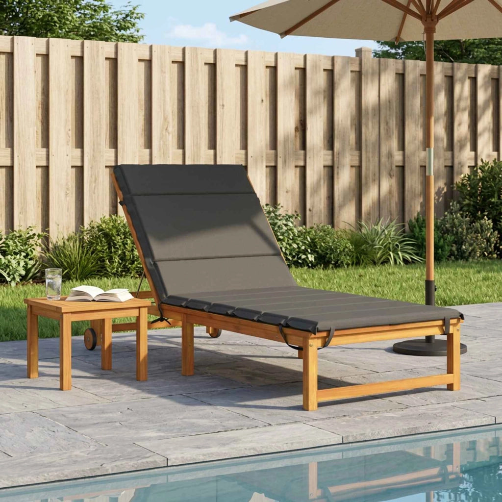 Cuscino per Lettino GEMERT 100% Poliestere Antracite 948599