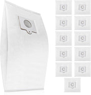 12 Pacchi Tasca per Aspirapolvere a Canestro Tipo Q/C per Serie 200 400 600 700 800 - tasche per aspirapolvere - Grande Capacità Tasca di Ricambio Accessori Set
