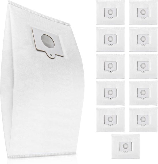 12 Pacchi Tasca per Aspirapolvere a Canestro Tipo Q/C per Serie 200 400 600 700 800 - tasche per aspirapolvere - Grande Capacità Tasca di Ricambio Accessori Set