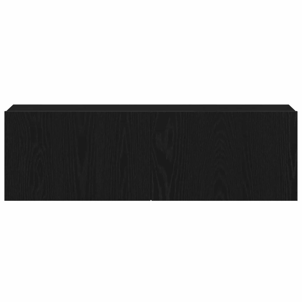 Set mobile TV 4 pcs Rovere Nero 130,5 x 30 x 140 cm 3333052