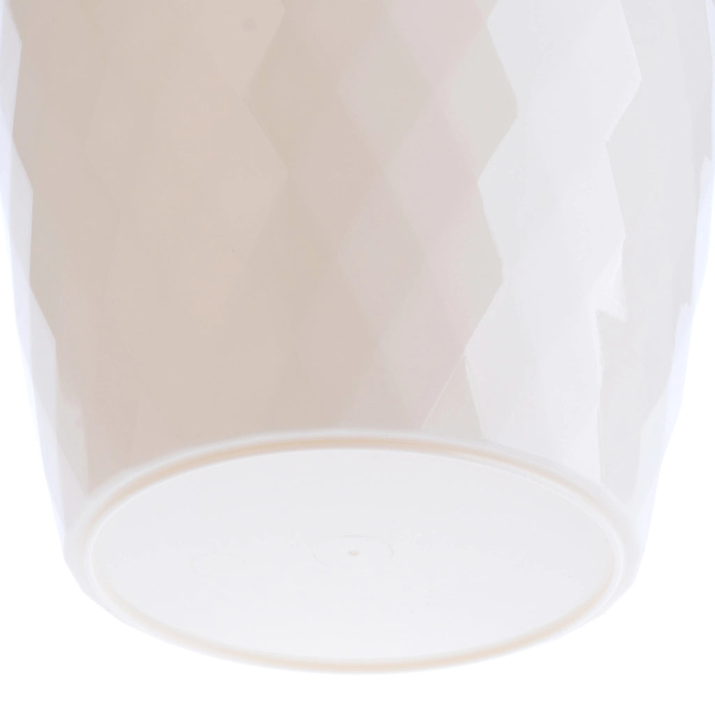 Vaso da fiori in plastica KADAX con supporto, coprivaso, 14 cm, crema, Kadax