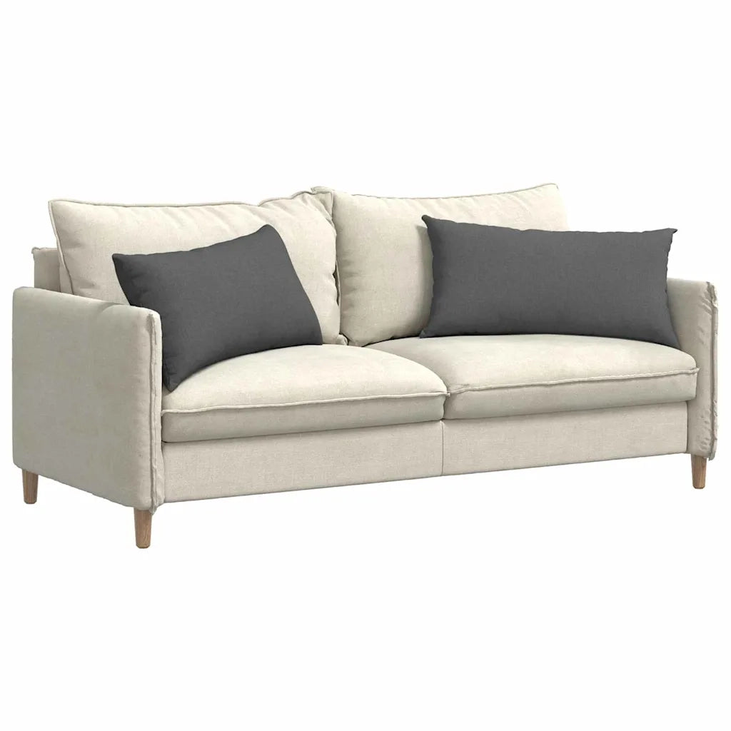 Cuscini da Divano 2 pcs Grigio scuro 80 x 40 cm Tessuto