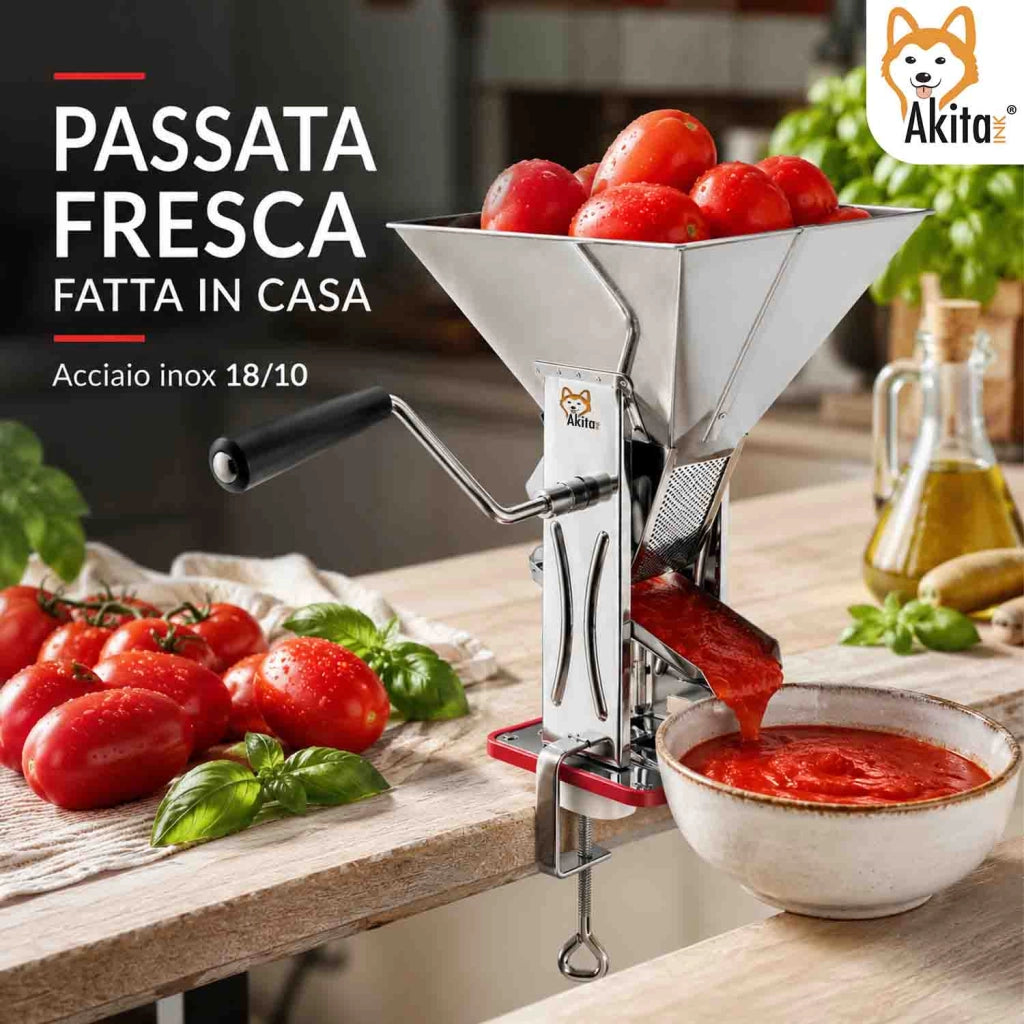 Akitaink Spremipomodoro Inox con Morsetto