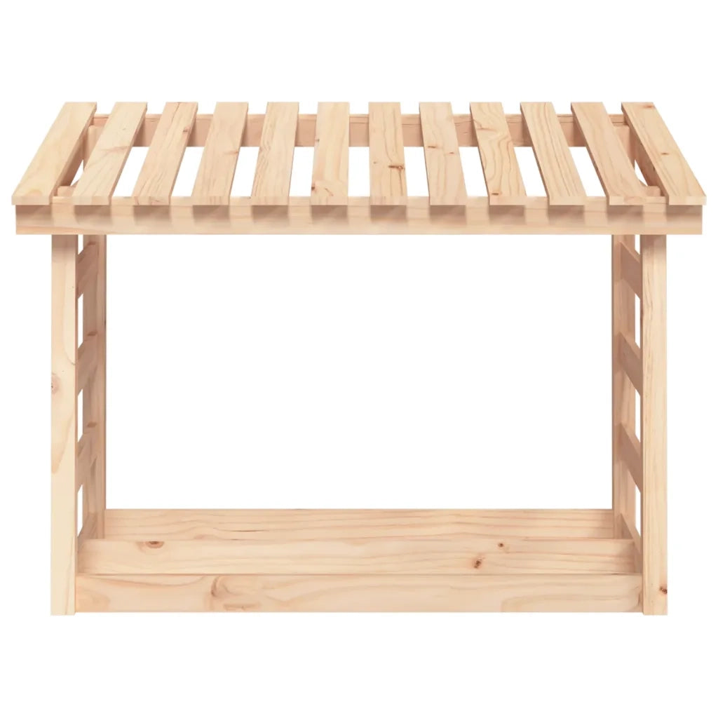 Portalegna 108x64,5x78 cm in Legno Massello di Pino cod mxl 62449