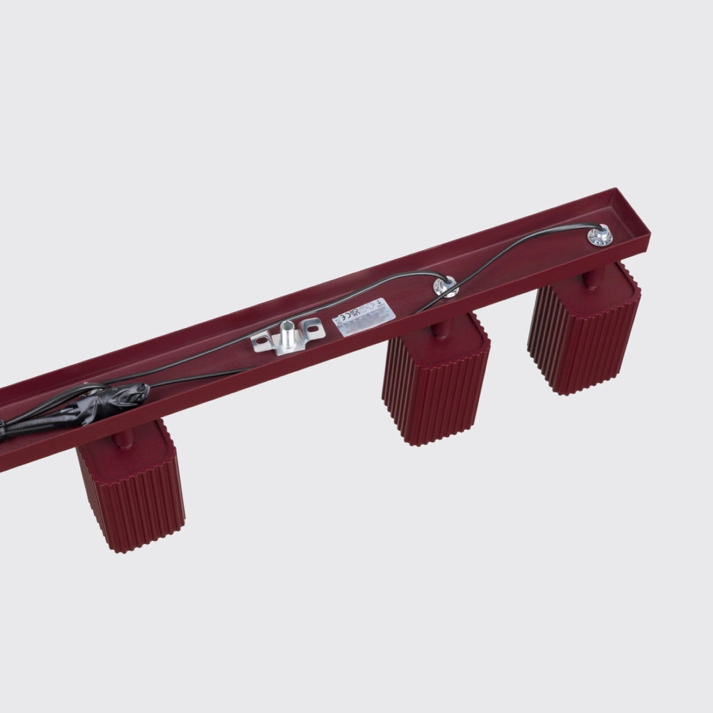 Plafoniera RAYO 6L bordeaux