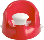 Zitone Plus Verstillevole - Primo Sgabello per Bambini a Partire da 3 Mesi - Doppie Cinture - Rosso Melone