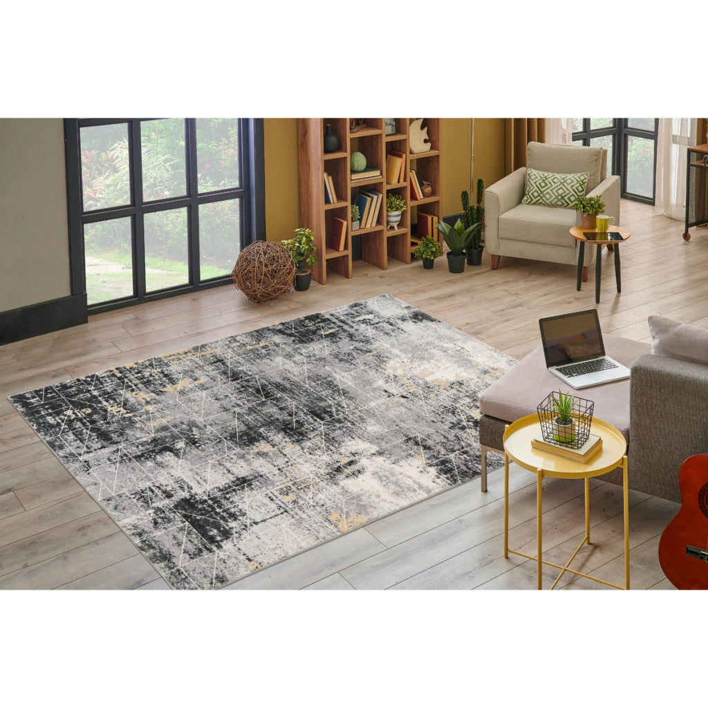 Tappeto vintage Ilena 700 grigio antracite