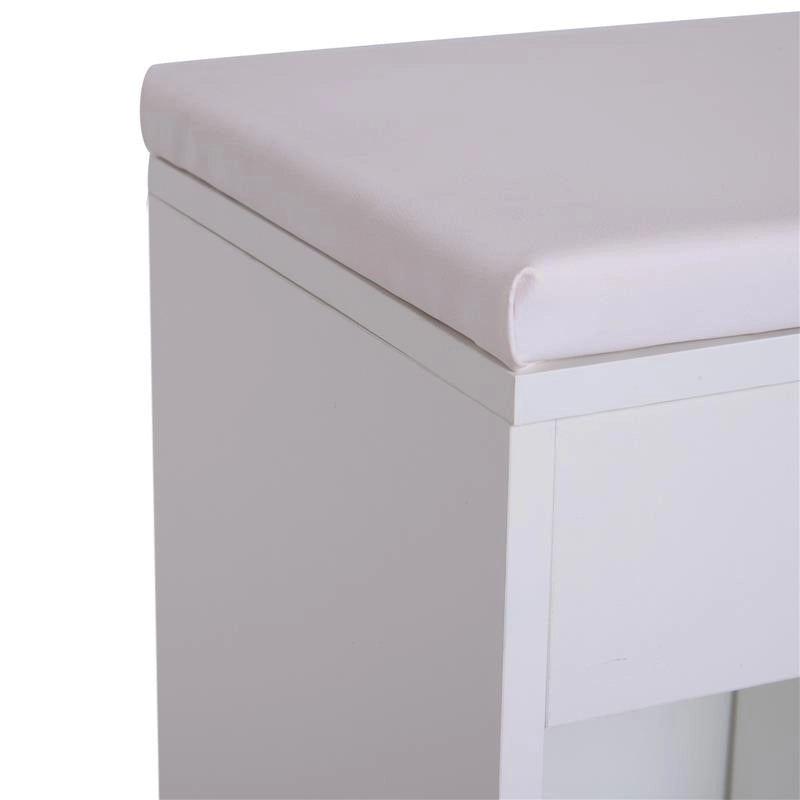 SCARPIERA A PANCA RIBALTABILE DA INGRESSO 80 X 30 X 47 CM BIANCO