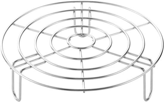 Spazzola a Vapore 19,5 cm - Cucina in Acciaio Inox - Cucina Multifunzione per Stoviglie e Accessori per Airfryer, Stomacazione, Frittura con Microonde