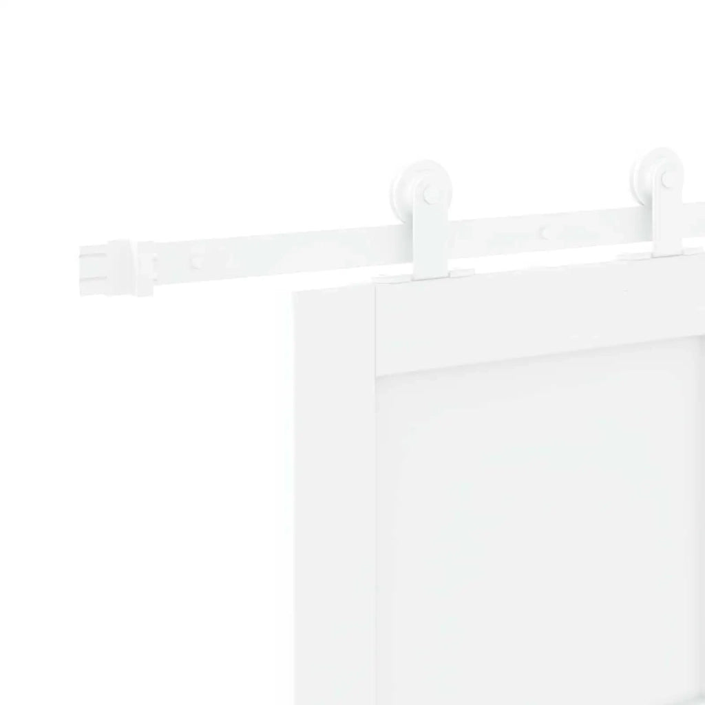 Porta scorrevole Bianco 83 x 232 cm Legno Massello di Pino
