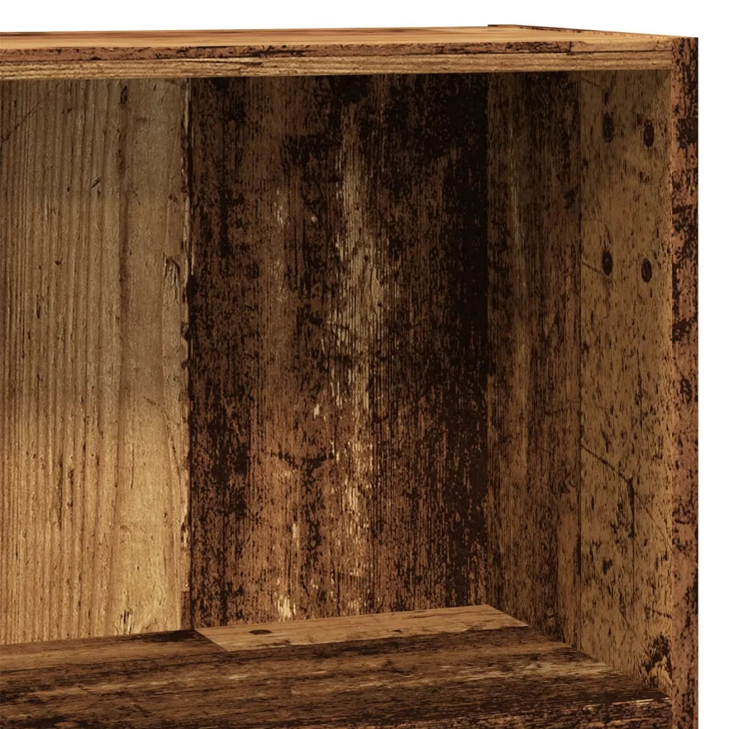 vidaXL Libreria Legno Antico 80x30x77 cm in Legno Multistrato