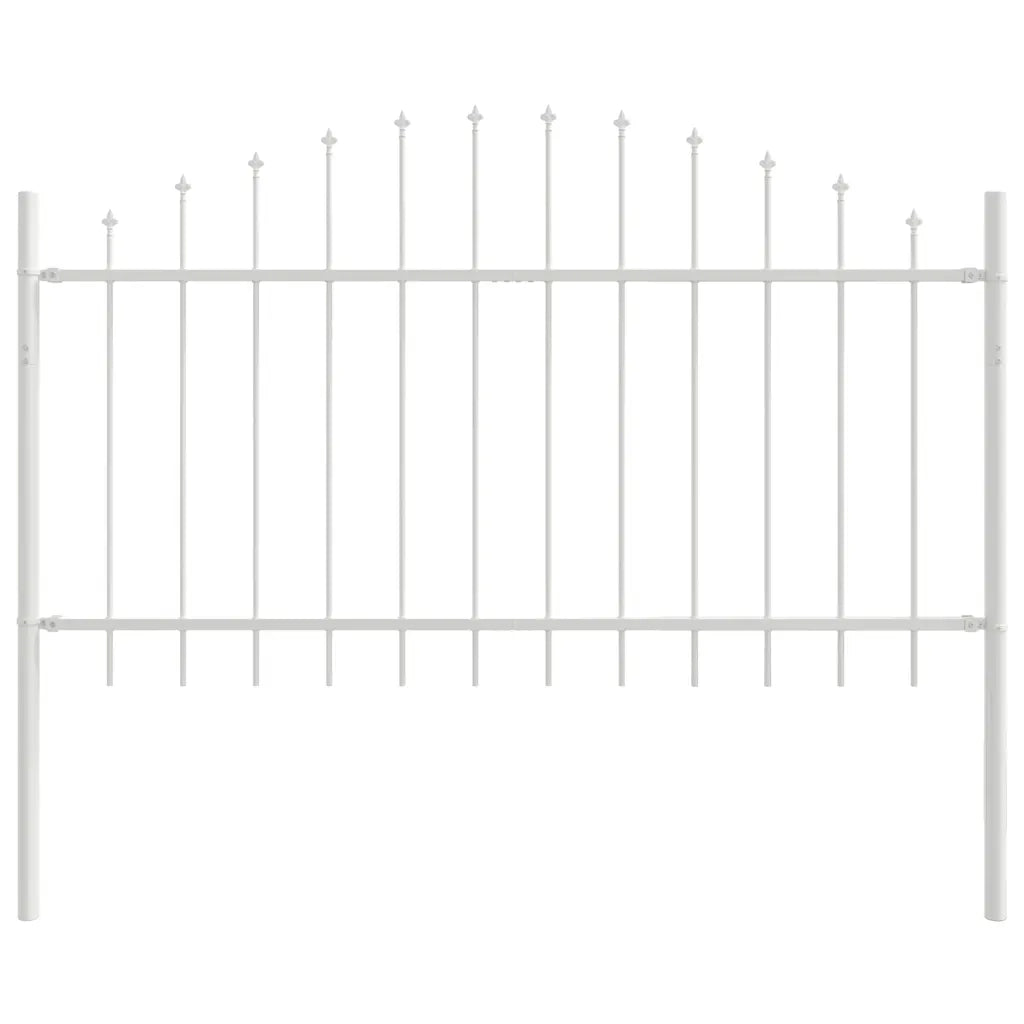 Recinzione per Giardino 3 pcs Bianco 170 x 140 cm 3360143
