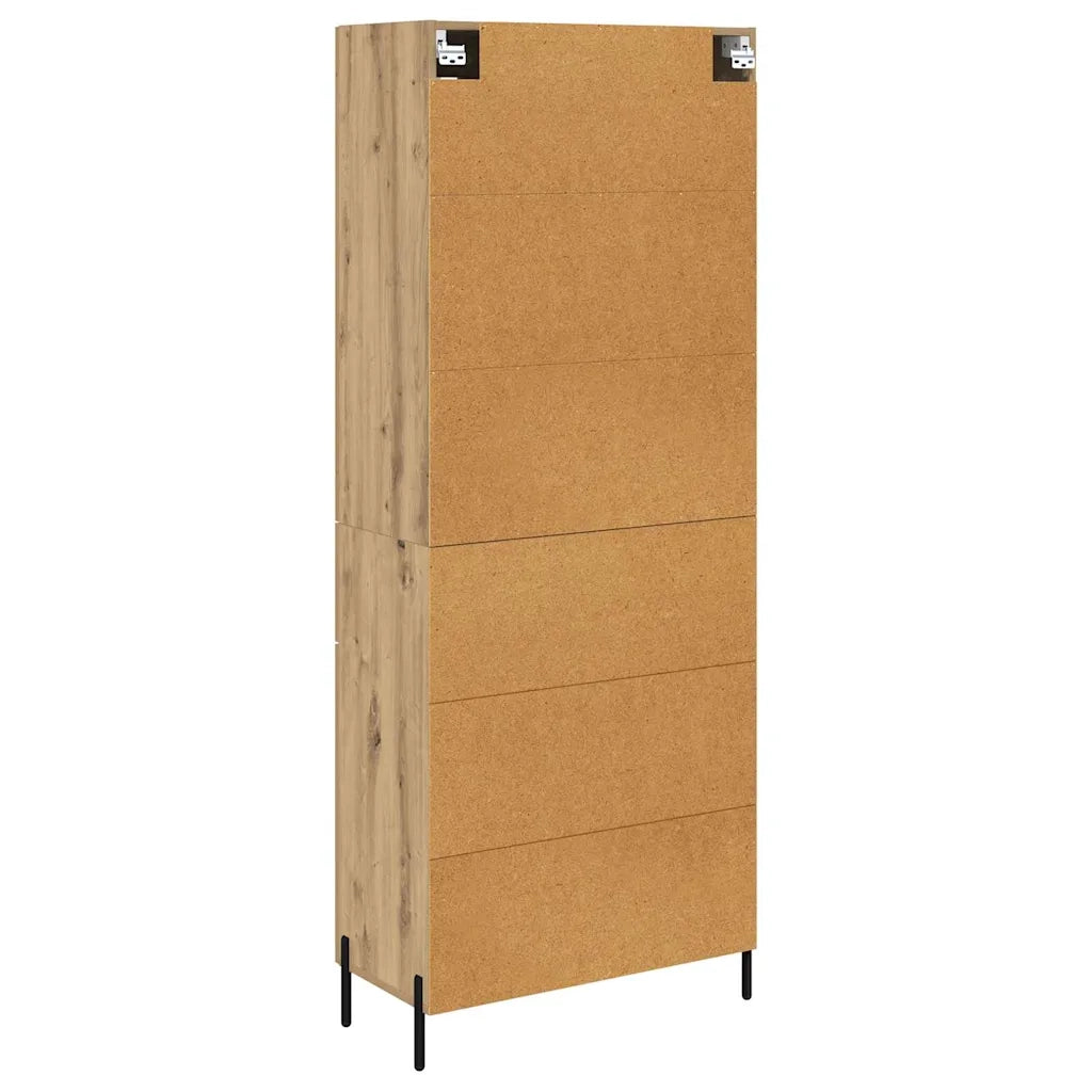 Credenza con cassetto Rovere artigianale 69,5 x 34 x 180 cm