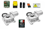 KIT CROMO 230V AUTOMATISMO CANCELLO APRICANCELLO BATTENTE INTERRATO SENZA CASSE