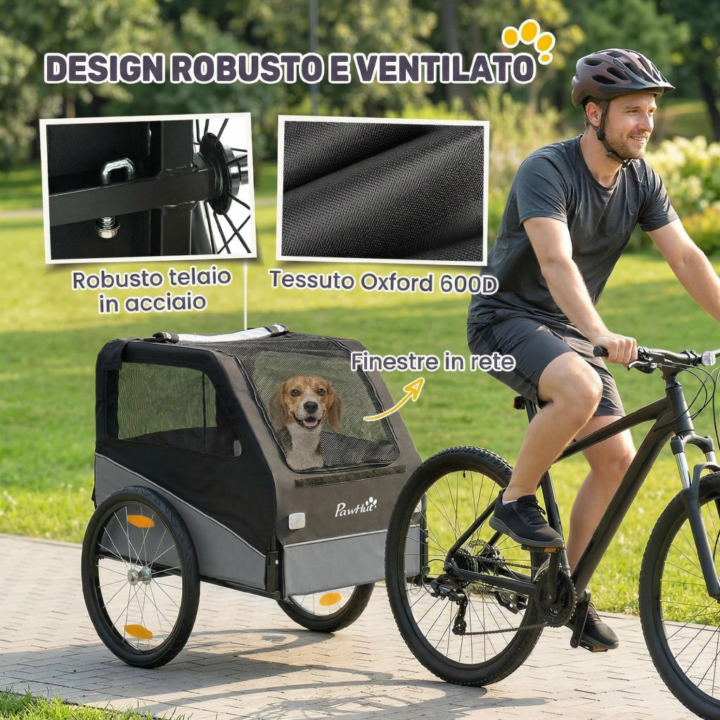 Trasportino per Cani Pieghevole in Metallo ¨C Minimal ¨C Grigio
