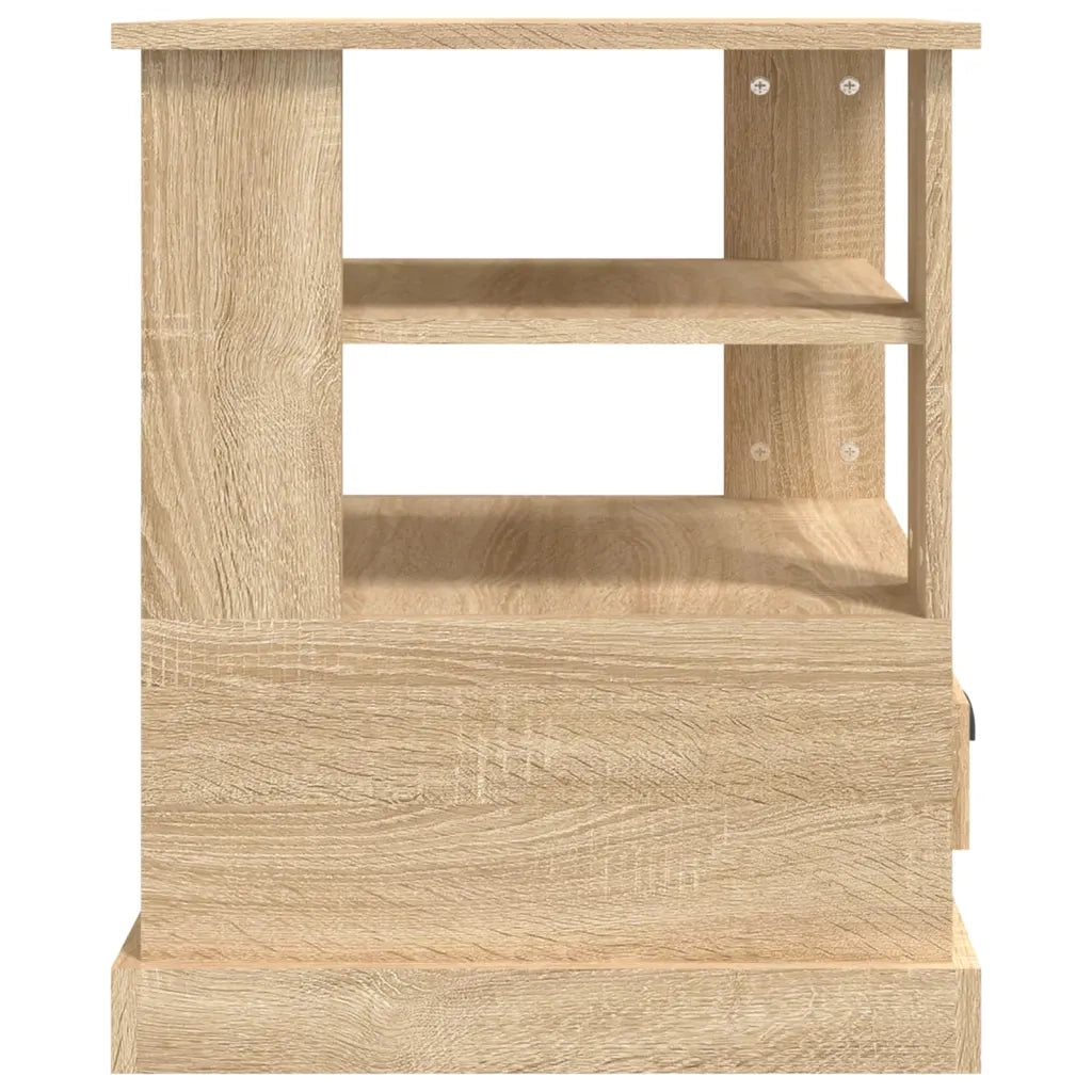 vidaXL Tavolino Rovere Sonoma 50x50x60 cm in Legno Multistrato