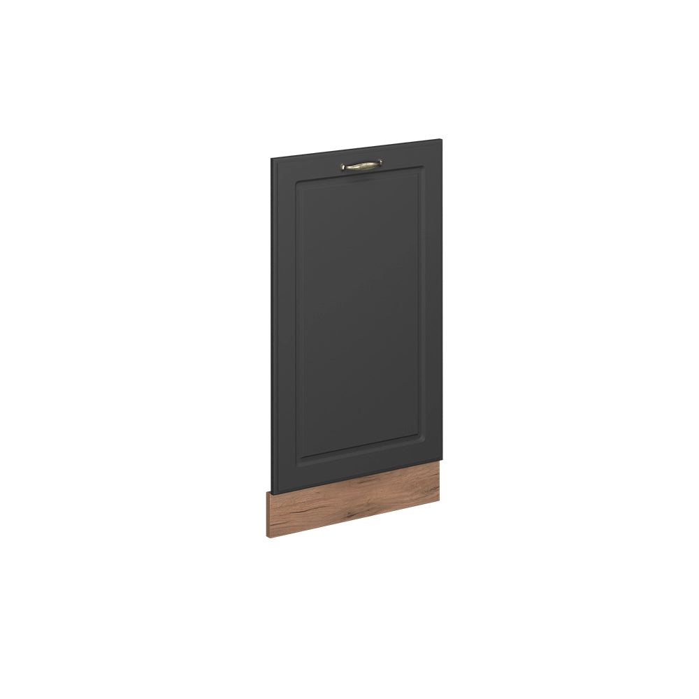 Vicco Pannello frontale della lavastoviglie Landhaus antrazit-oro 45 cm senza piano di lavoro