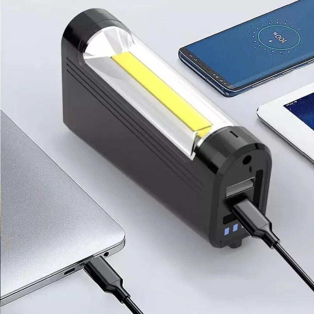 Torcia Emergenza Campeggio LED Ricaricabile Solare Usb Power Bank KC-517