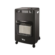 Vigor 9792005 Spectrum Stufa ad Infrarossi 4200 W con 3 Piastre Ceramiche Accensione Piezoelettrica Protezioni ODS e Termocoppia colore Nero