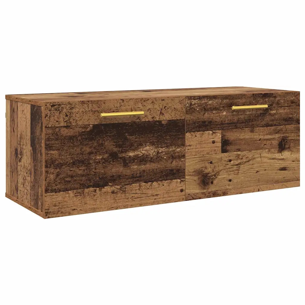 Armadietto a Muro | Mobile a Parete Legno vecchio 100 x 36.5 x 35 cm