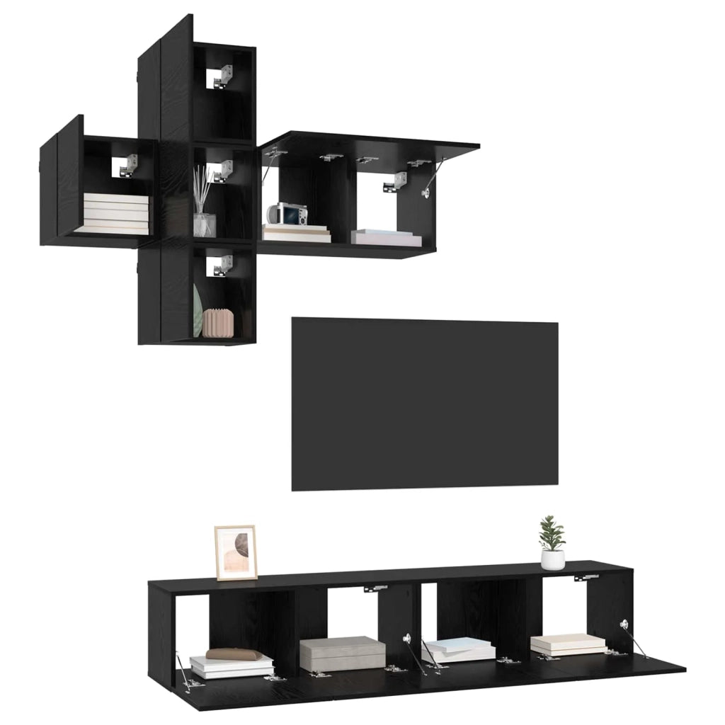 Set mobile TV Montaggio a parete 3 pcs Legno ingegnerizzato 3438611