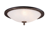 Plafoniera Ceiling & Wall in Metallo Aritos Marrone con Oro