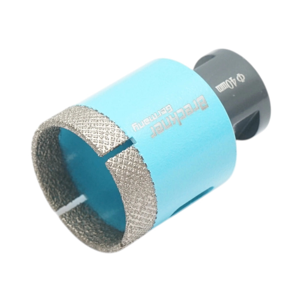 Punta diamantata per carotaggio 40x60mm, filettatura interna M14 per piastrelle in ceramica, marmo e granito Breckner Germany