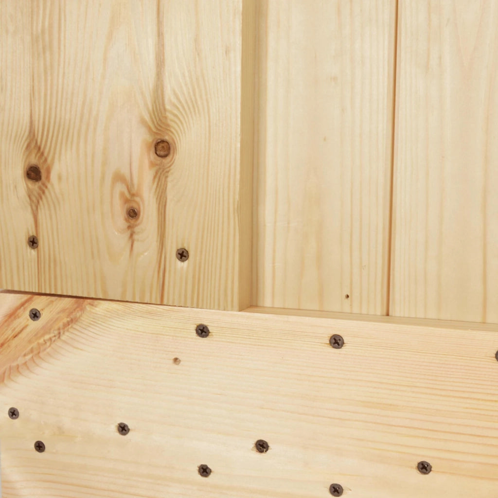 Porta scorrevole Naturale e Nero 95 x 210 cm 3445162