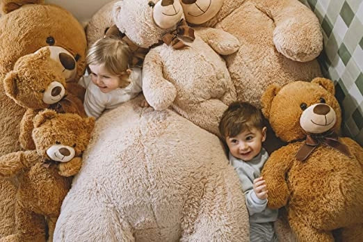 Peluche Orso Gigante Orso peluche gigante 100 cm beige peluche san valentino bianco orsacchiotto orsacchiotti piccoli pe