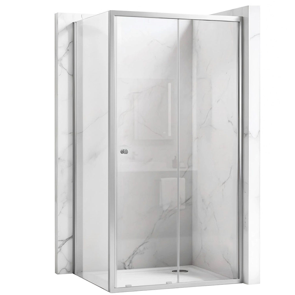 Cabina Doccia Rea Primo Slide 100x90 Chrome