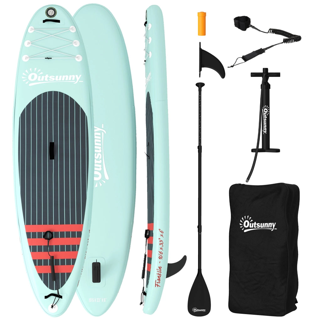 Tavolo da Paddle Surf Inflatable 320 cm Antiscivolo ¨C zephmum ¨C Alluminio Nero