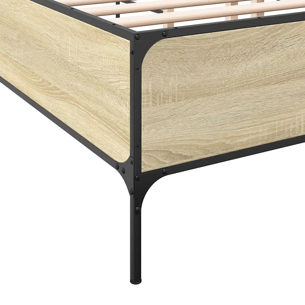 Giroletto Rovere Sonoma 120x200 cm in Legno Multistrato Metallo 3279803