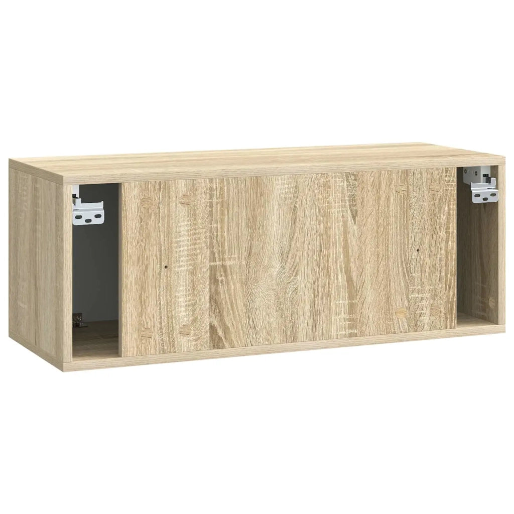 Mobile Porta TV da Muro 78,5 x 31 x 30 cm Rovere Sonoma 899227