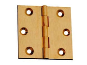 CERNIERE OTTONE FRESATE PIANE- - mm.50x40 - 24 pezzi