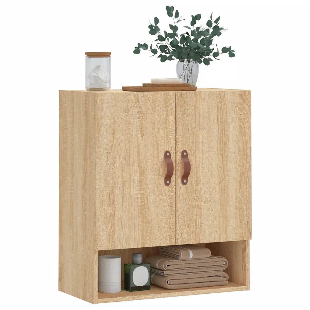 Armadietto a Muro | Mobile a Parete Rovere Sonoma 60x31x70 cm Legno Multistrato