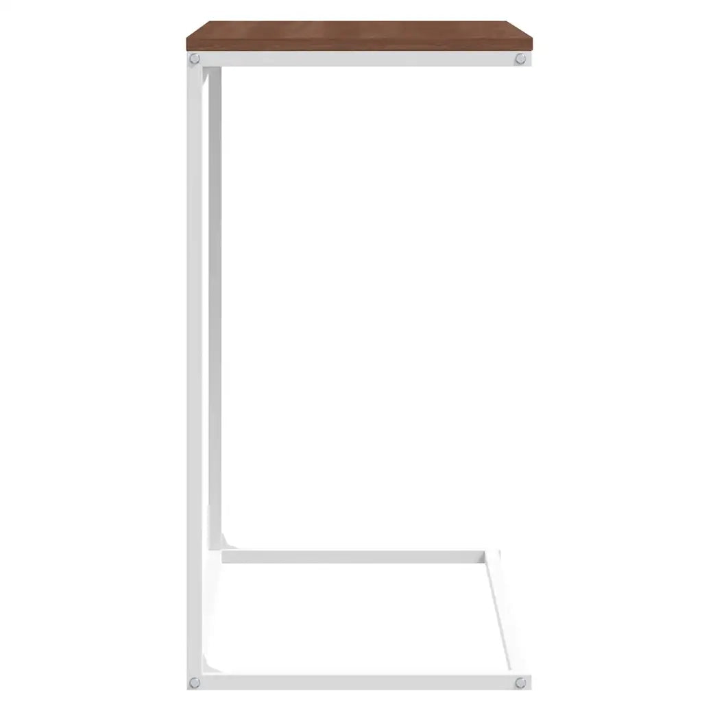 Tavolino da Salotto Bianco 55x35x66 cm in Legno Multistrato 343095