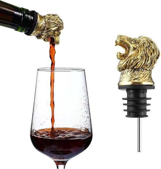 Schenkino Plus per Stoppers di Vino e Bottiglie - Utilizzato per Bottiglie di Vino, Whisky e Birra