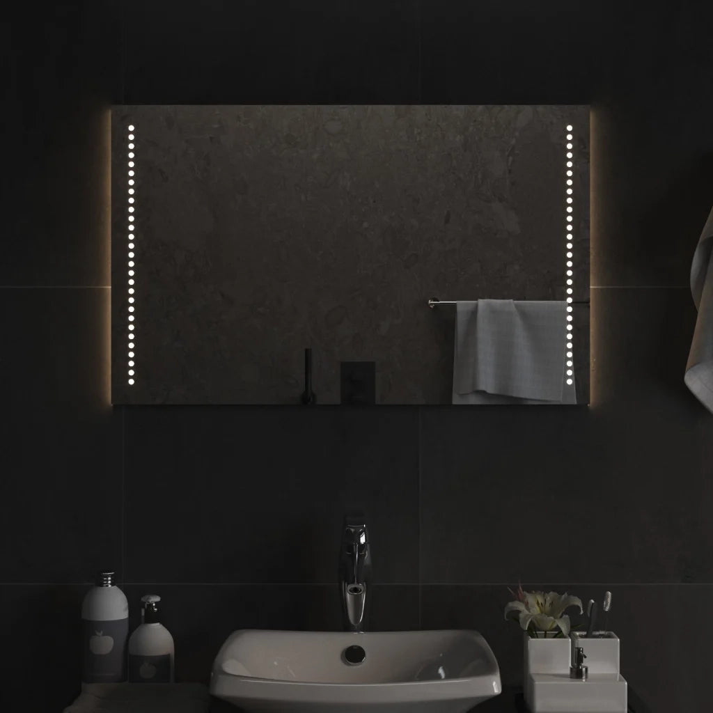 Specchio da Bagno | Specchio decorativo con Luci LED 50x80 cm