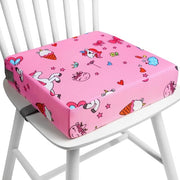Seduta Elevabile per Bambini da Tavolo, con Cuscino Elevabile e Regolabile, Leggero e Removibile, per Bambini in Età Prescolare con 2 Cinture Regolabili