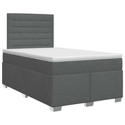 Letto box spring con materasso Grigio Scuro 120 x 190 cm 3453354