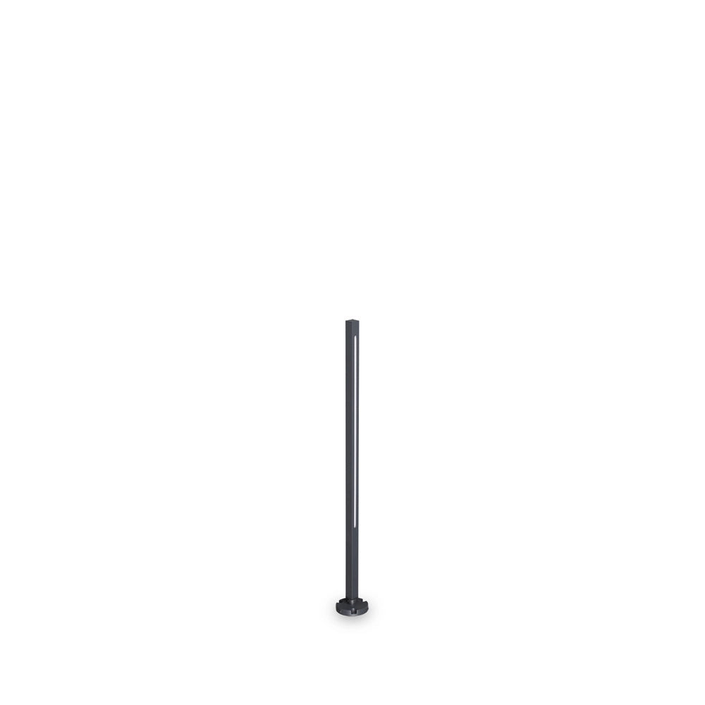 Piantana Moderna Jedi Metallo Antracite Led 12W 3000K Luce Calda