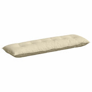 Cuscino per Schiena | Cuscino dorsale Crema 160 x 19 x 50 cm Tessuto