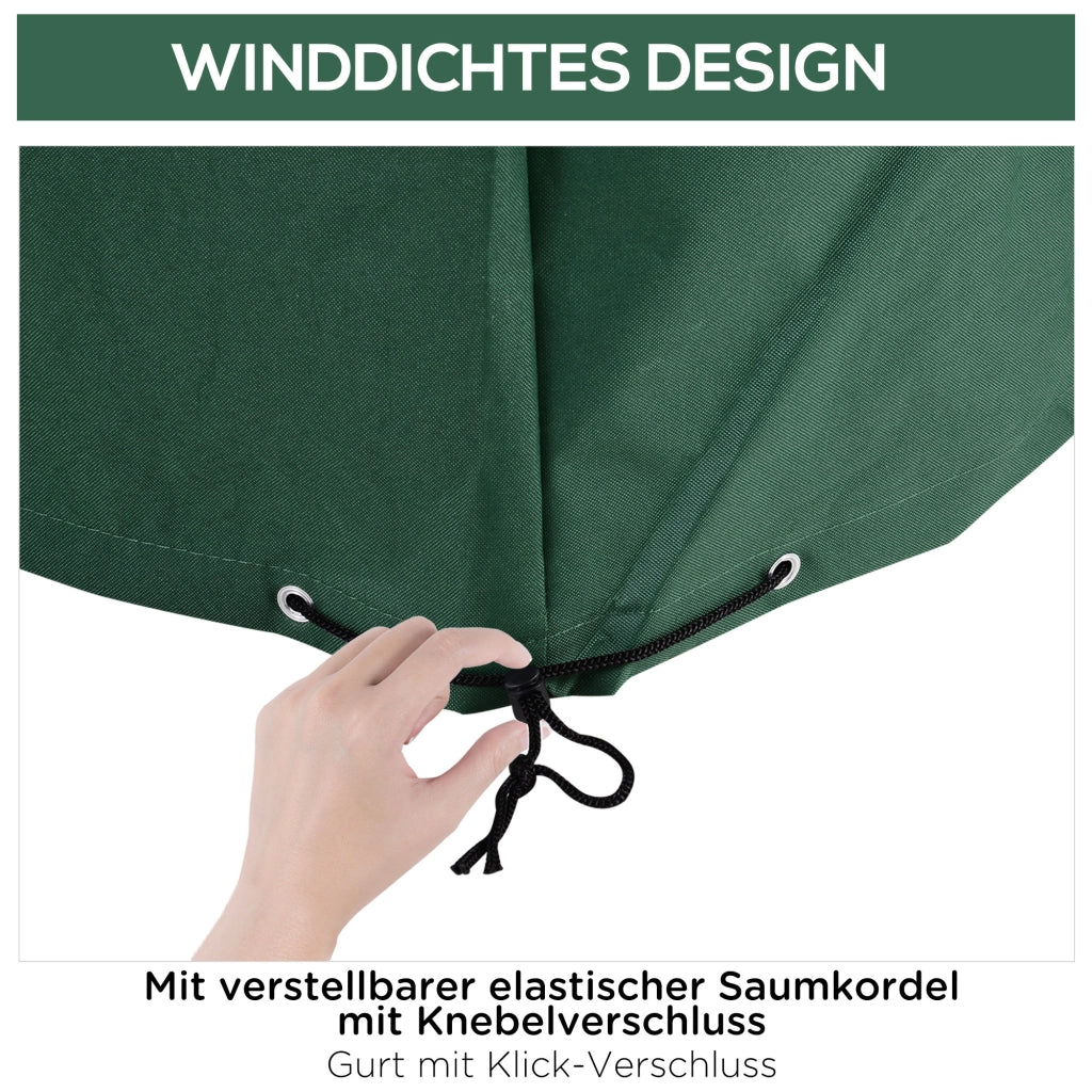 COPERTURA per mobili da giardino 135x135x75 cm Oxford verde