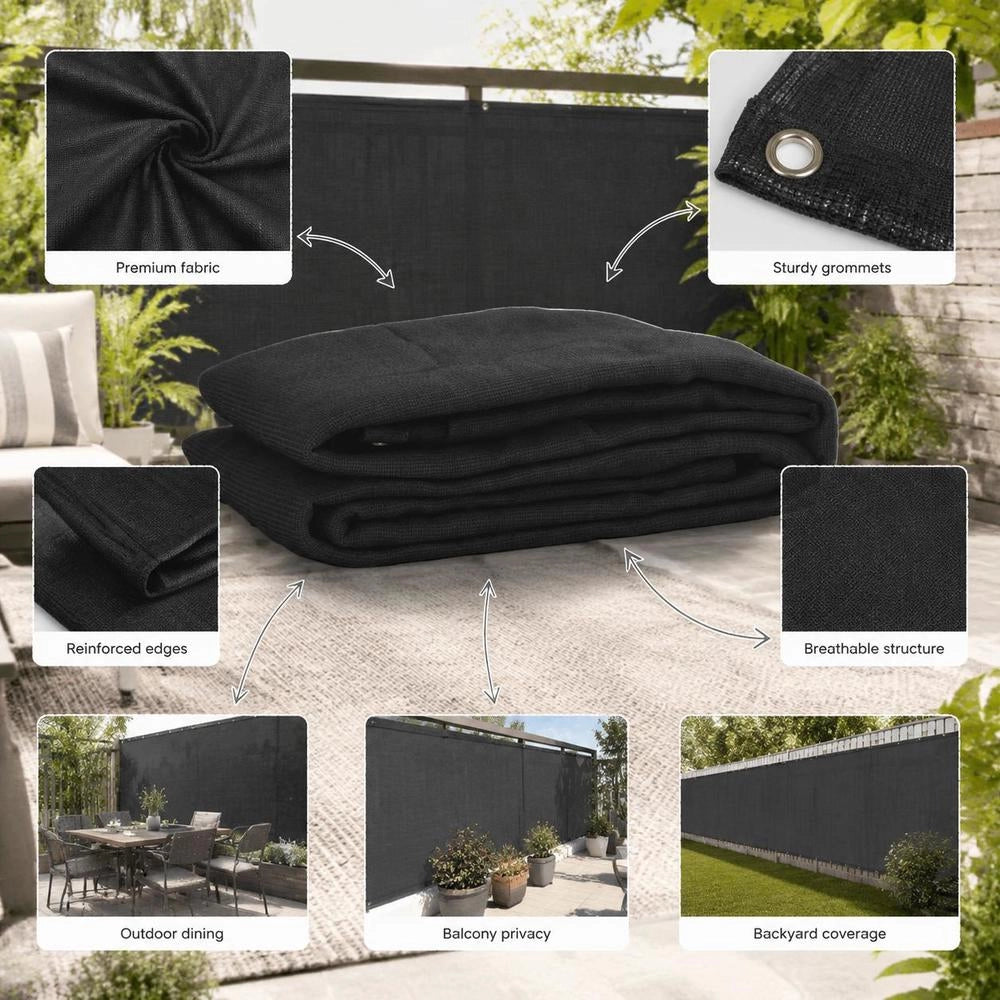 Trailer Net HDPE 2x3 M Black