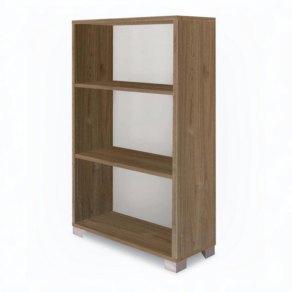 Libreria a Giorno 3 Ripiani 70x29x118 cm Noce Stelvio