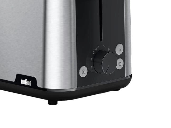 Braun HT 1510 8 2 fetta/e 900 W Nero, Acciaio inossidabile