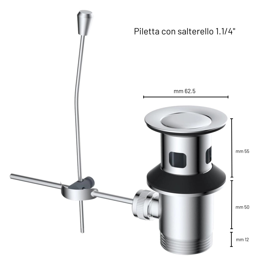Miscelatore rubinetto bidet cromato bagno casa *** confezione 1
