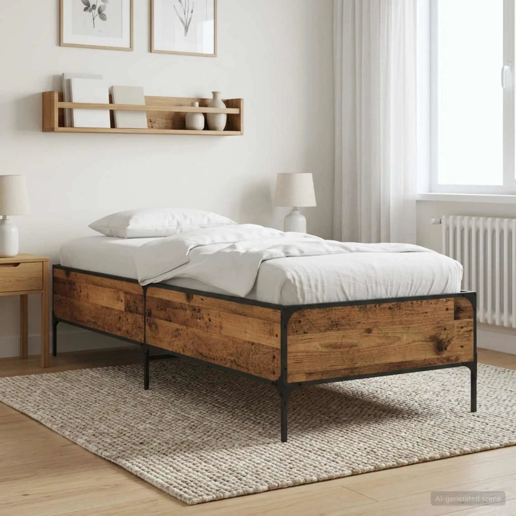 Struttura del letto Legno antico 80 x 200 cm 8009121