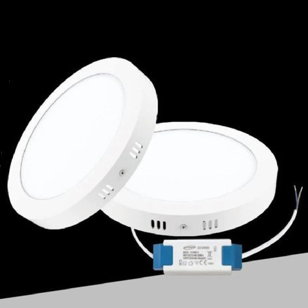 Trade Shop - Plafoniera Led Pannello 12 W 3 Colorazione Luce Fredda Calda Naturale P170b-t3c -